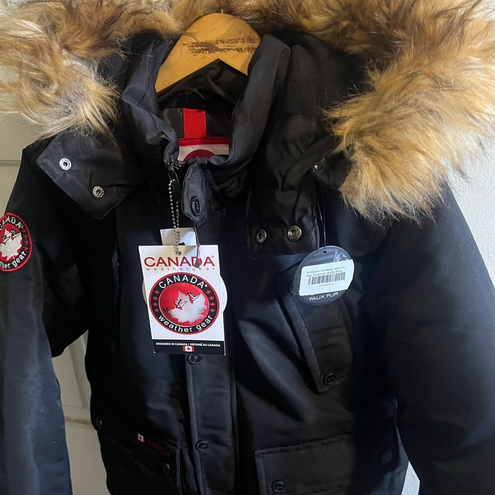 Canada Goose Black Insulated Parka - Picture 6 of 9
